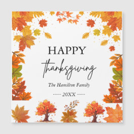 Festa de Ação de Graças de Outono Aconchegante