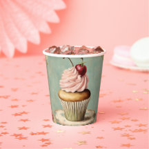 Festa de Aniversário com Chá e Cupcakes Rosa Vinta