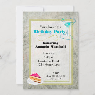 Festa de aniversário com estilo de anúncio parisie