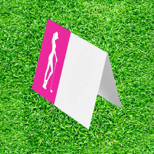 festa de aniversário com tema de golfe rosa e dive