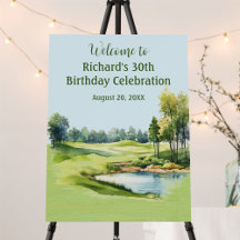 Festa de Aniversário de 30 anos de Golfe Bem-vindo
