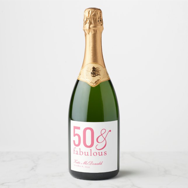 Festa de Aniversário de 50 Anos Moderna e Ousada (Frente)