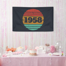 Festa de aniversário de 65ª safra personalizada