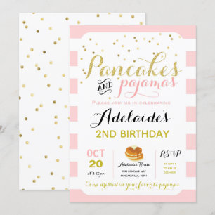 Festa de aniversário de Convite de Panjamas