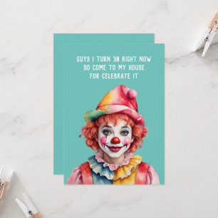 festa de aniversário de convite engraçado