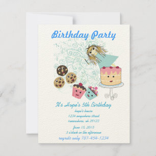 Festa de aniversário de Convite para Dias Mágicos 