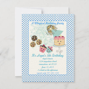 Festa de aniversário de Convite para Dias Mágicos 