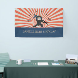 Festa de Aniversário de criança do Guerreiro Ninja