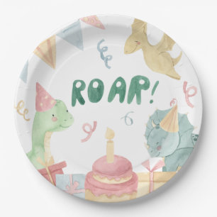 Festa de aniversário de Dino de Pratos de Anivers