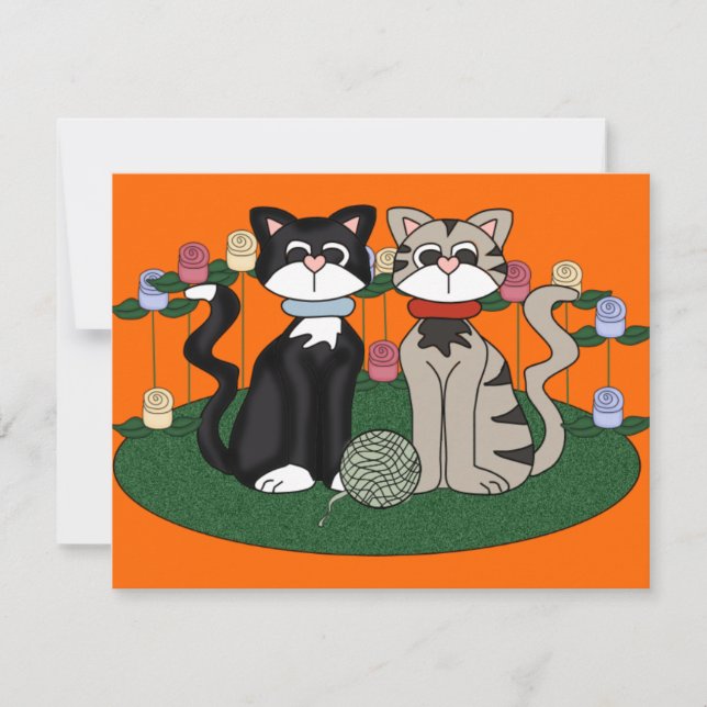 Festa de aniversário de dois gatos (Frente)