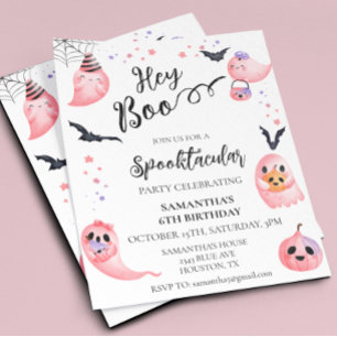 Festa de Aniversário de Halloween Crianças Ei Boo 