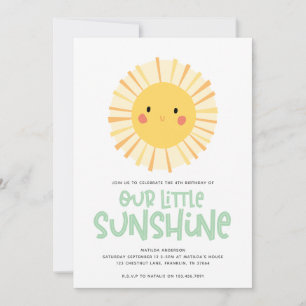 Festa de aniversário de ilustração da luz solar am