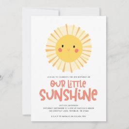 Festa de aniversário de ilustração da luz solar am