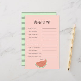 Festa de aniversário de melancia Desejos para Bebê