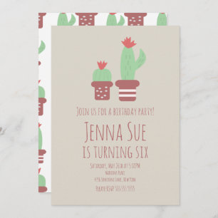 Festa de aniversário de Plantas Potentes Modernas 