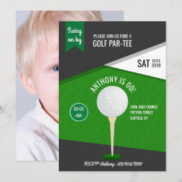 Festa de aniversário de Tema Golf Convite Personal