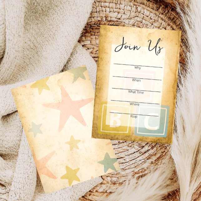 Festa de aniversário do bebê no convite para o Vaz (Criador carregado)