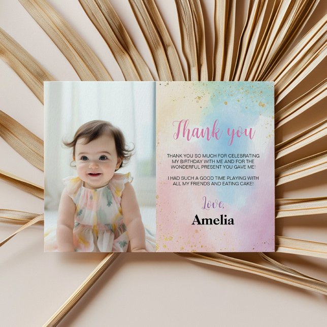 Festa de aniversário do Cartões de agradecimentos  (Criador carregado)