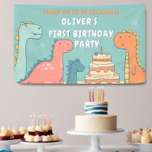 Festa de Aniversário do Dinosaur One-A-Saurus Boy 