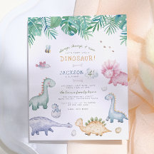 Festa de Aniversário do Dinossauro com Orçamento L