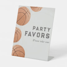 Festa de aniversário dos favores de basquete Mesa