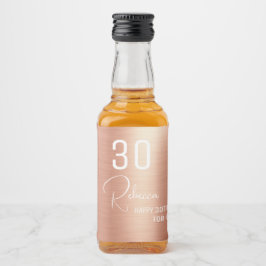 Festa de aniversário Elegante Chic Dourado 30 Mini