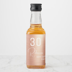 Festa de aniversário Elegante Chic Dourado 30 Mini