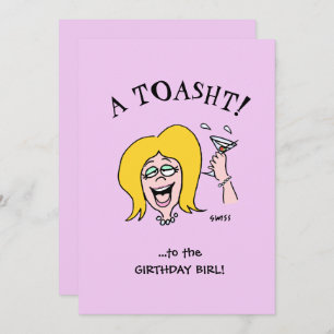 Festa de aniversário Engraçada Convite para Cartoo