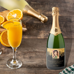 Festa de aniversário fotografia preto brilho doura