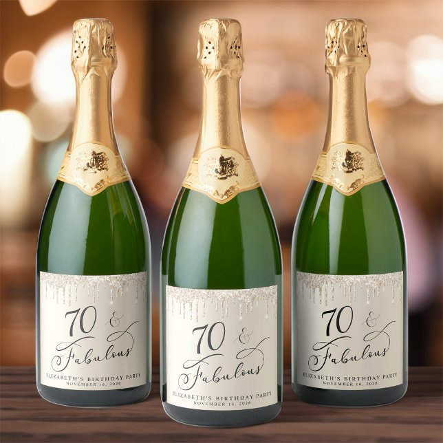 Festa de aniversário Glitter Dourada (Criador carregado)