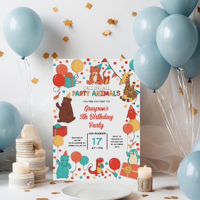 Festa de Aniversário Infantil Personalizada de Ani (Criador carregado)