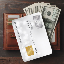 Festa de aniversário legal do cartão de crédito