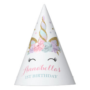 Festa de aniversário mágica do unicórnio do chapéu