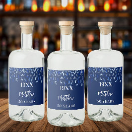 Festa de aniversário marinho azul confetti anos