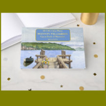 Festa de aniversário Mountain Lake Dock Real Gold 