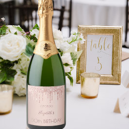 Festa de aniversário-noturna-rosa de-ouro-relva