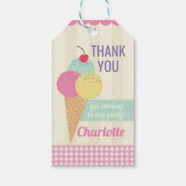 Festa de aniversário Obrigado Etiquetas Cor-de-ros