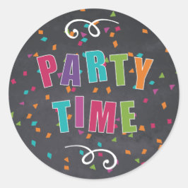 Festa de aniversário para crianças - Adesivo