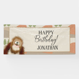 Festa de aniversário personalizada de grande pé