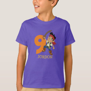 festa de aniversário Pirata 9º Nome T-Shirt