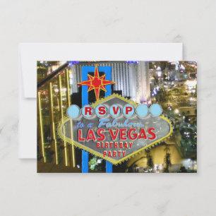 Festa de aniversário RSVP de Las Vegas