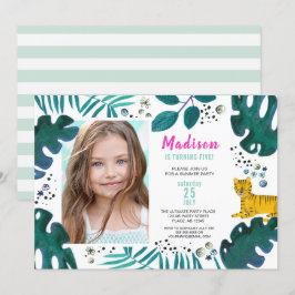 Festa de aniversário | Selva de Tigre | Convites