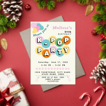Festa de aniversário tema música pop coreana K-pop
