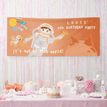 Festa de aniversário temática do astronauta de Mar