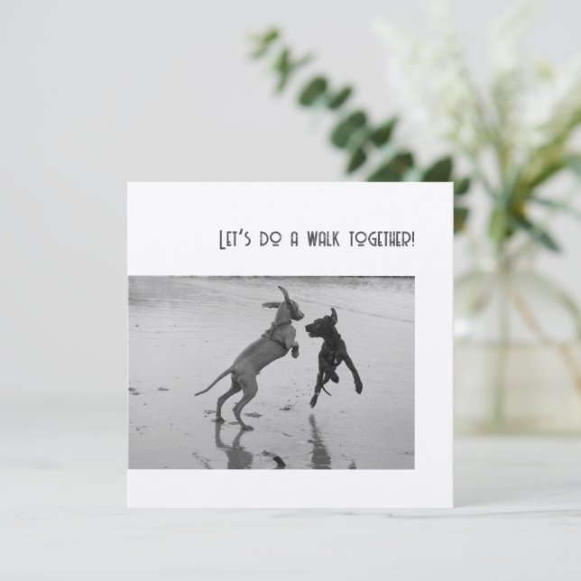 Festa de Cães ou Pawty (Em pé/Frente)