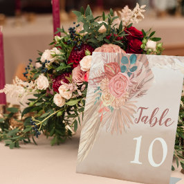 Festa de casamento Chic Pampas Grass Terracotta Bo