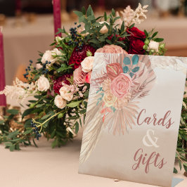 Festa de casamento Chic Pampas Grass Terracotta Bo