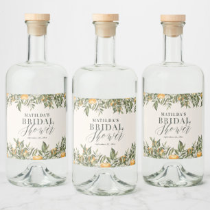 Festa de chá de panela botânico dos citrinos de la