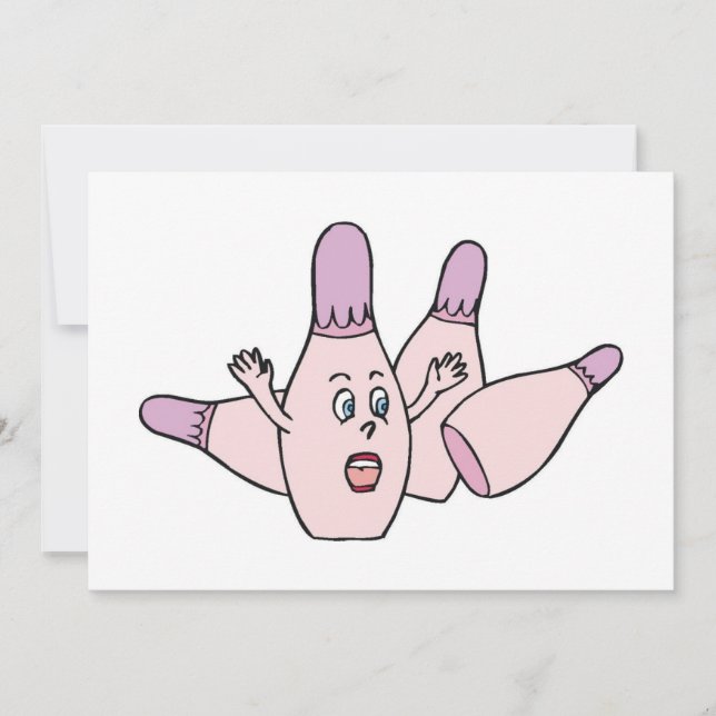 Festa de Convite à Boliche Engraçada (Frente)