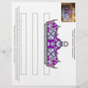 Festa de Crianças Roxas de Prata de Coração Tia